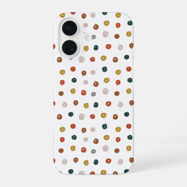 Paint Abstract Pattern File Folders Case-Mate iPho iPhone 16 Case (Back)
