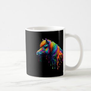 Paint Art Miniature Horse Horseback Riding Equestr Coffee Mug