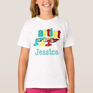 Paint Artist Art Birthday Party T-Shirt