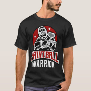Paint Ball Warrior Sport Team Paintball T-Shirt