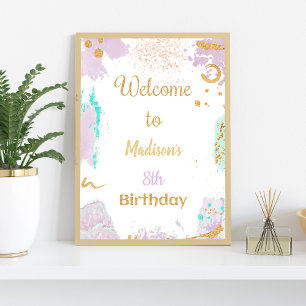Paint Birthday Welcome Signs