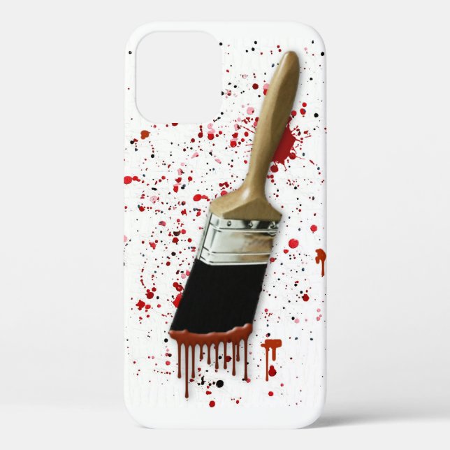 Paint Brush Case-Mate iPhone Case (Back)