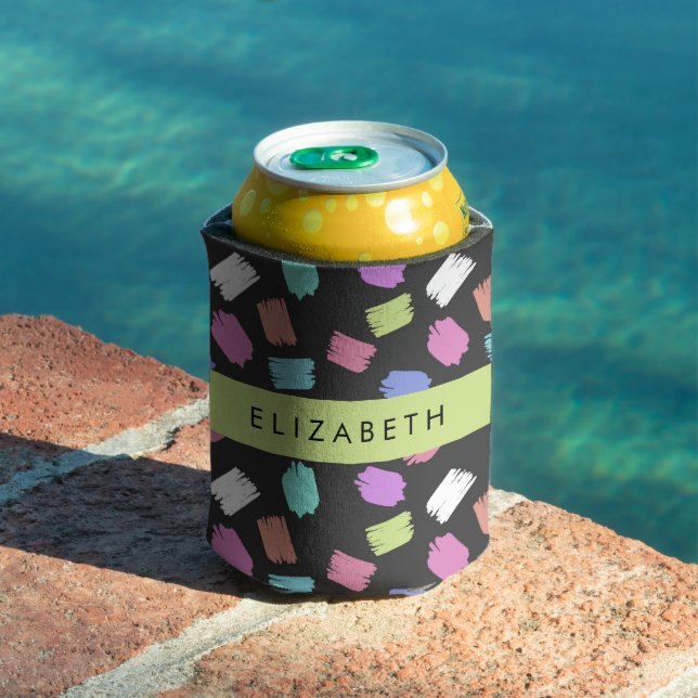 Paint Brush, Colourful Brush Strokes, Your Name Can Cooler (In Situ Pool)