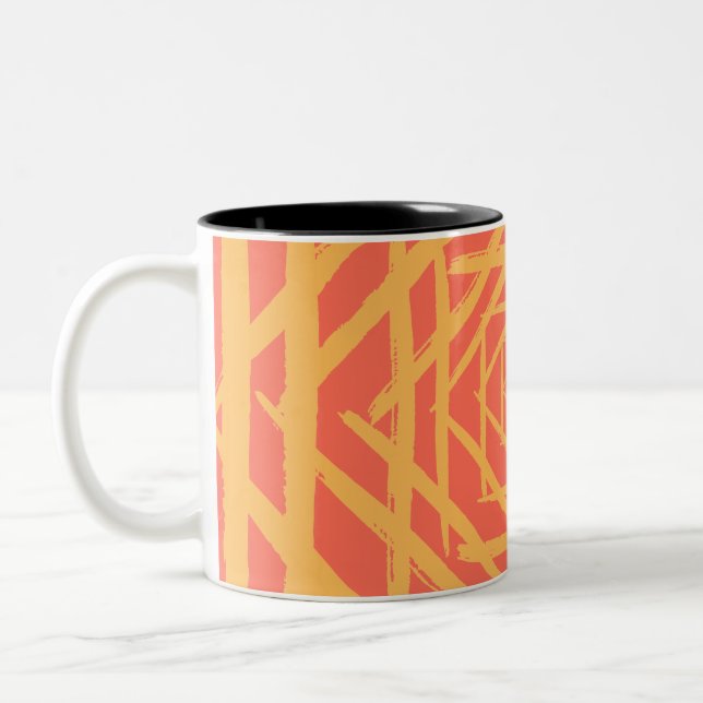 Paint Brush in Squares Mug (Left)