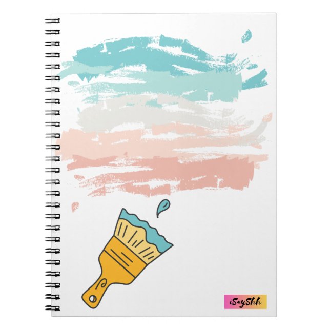 paint brush notebook (Front)