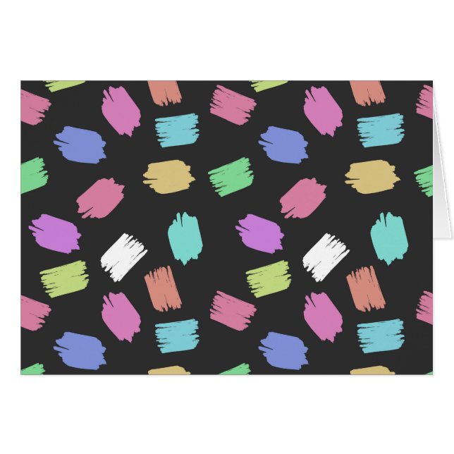 Paint Brush Strokes, Colourful Brush Strokes (Front Horizontal)