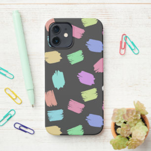 Paint Brush Strokes, Colourful Brush Strokes iPhone 12 Case