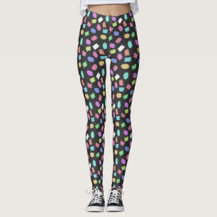 Paint Brush Strokes, Colourful Brush Strokes Leggings