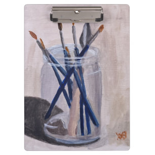 Paint Brushes Clipboard