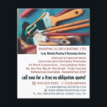 Paint Brushes, Painter & Decorator Advertising Flyer<br><div class="desc">Paint Brushes,  Painter & Decorator Advertising Flyer by The Business Card Store.</div>