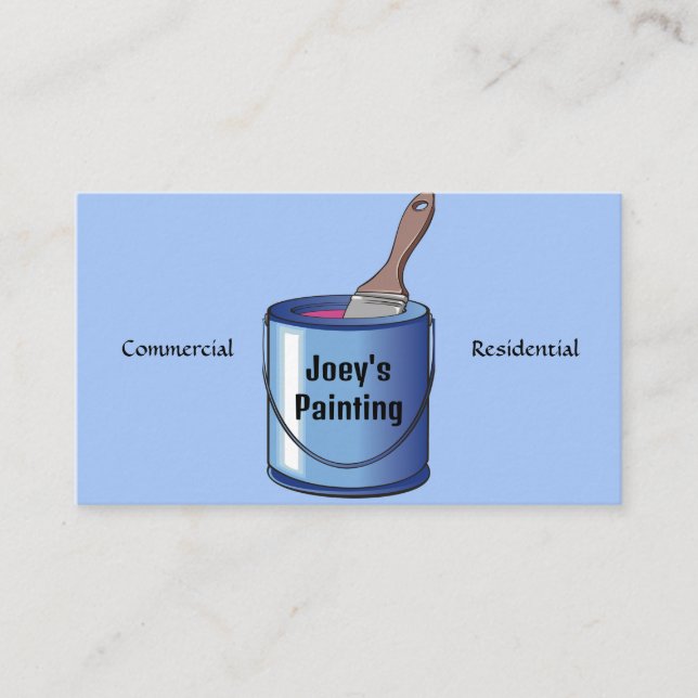 PAINT CAN BUSINESS CARD (Front)