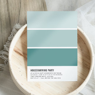 Paint Chip Housewarming Party Invitation