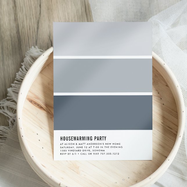 Paint Chip Housewarming Party Invitation (Creator Uploaded)