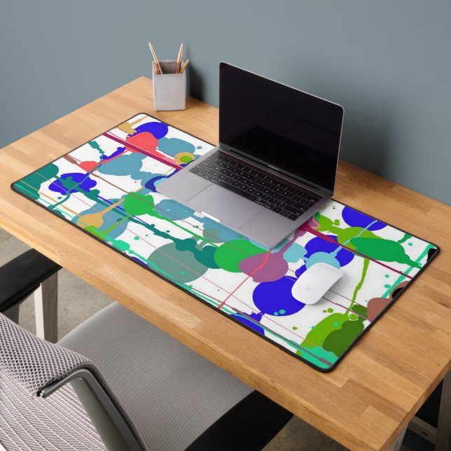 Paint Colour Splash  Desk Mat (Office 2)