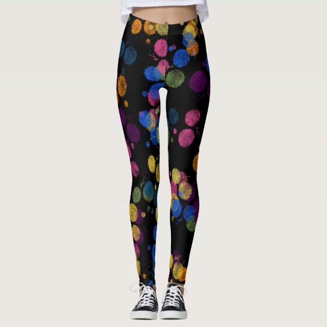 Paint Dots Leggings (Front)