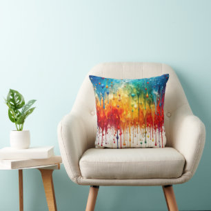 Paint Drip Cushion