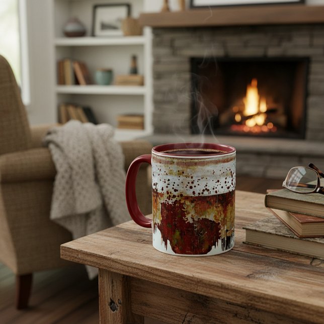 Paint drip earthenware look mug (Creator Uploaded)