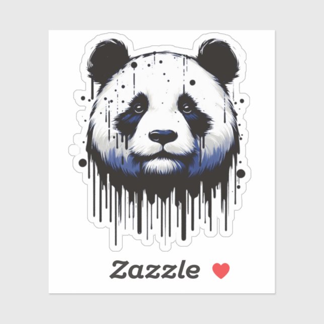 Paint Drip Panda (Sheet)
