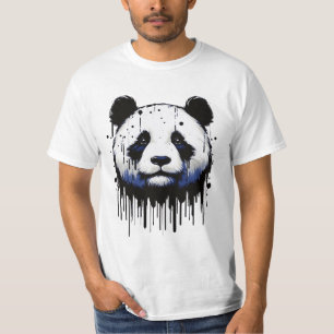 Paint Drip Panda T-Shirt