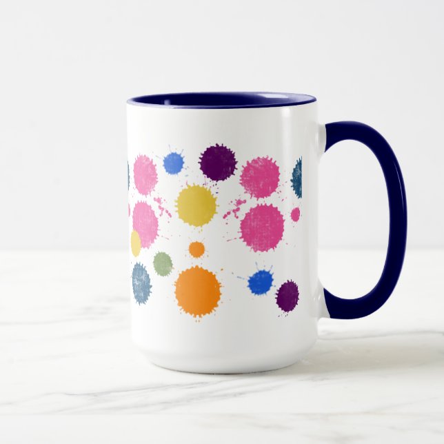 Paint Drips Mug (Right)