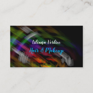 Paint Effect Hair and Makeup Business Card