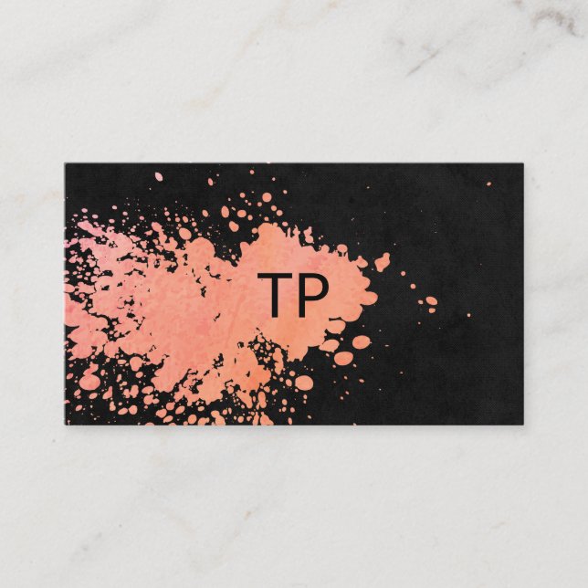 Paint Expressive Business Card (Front)
