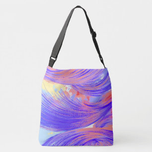 Paint & Feathers Crossbody Bag