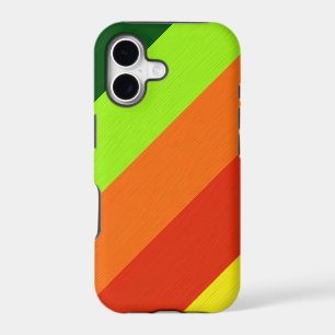 Paint green lime orange red yellow retro stripes 2