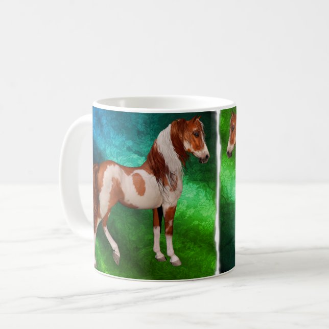 Paint Horse 11oz Classic Mug, Change Colour/ Style Coffee Mug (Front Left)