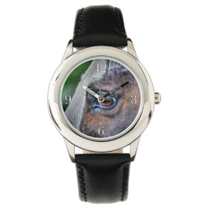 Paint Horse Eye Equine Photo Portrait Watch