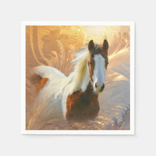 Paint Horse Gold Standard Cocktail Napkin