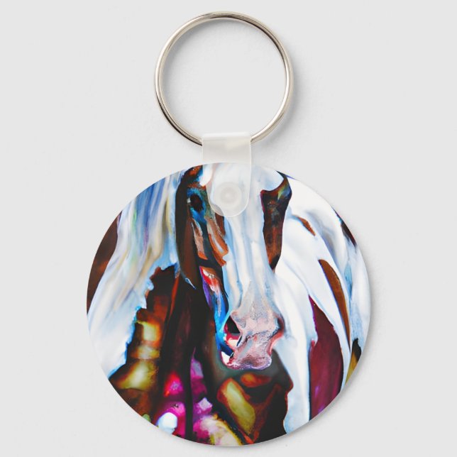 Paint Horse Key Ring (Front)
