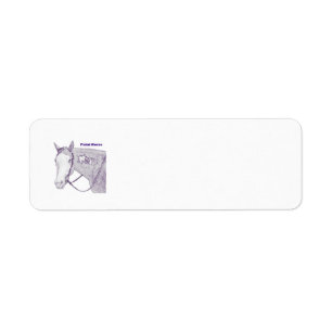 Paint Horse Return Address Labels