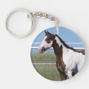 Paint Horse Standing Key Ring