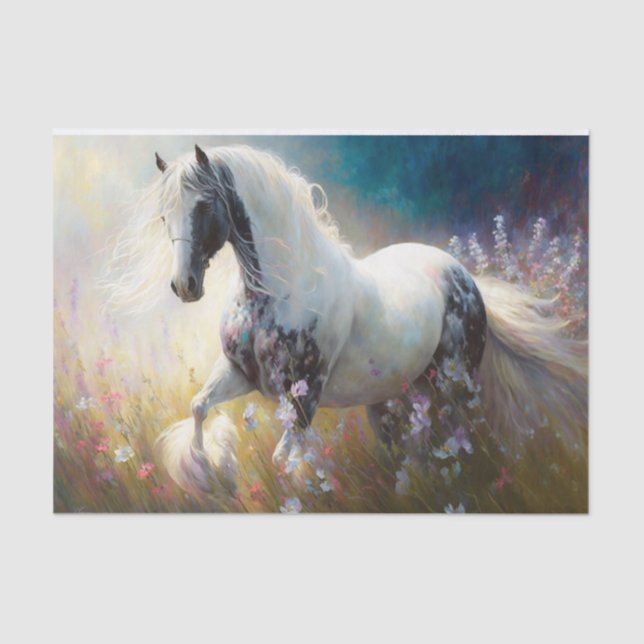 Paint Horse  Tissue Paper (Front)