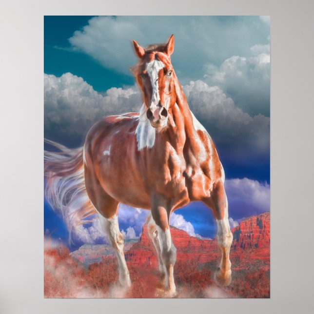 Paint Horse "Whirlwind of the Southwest" Poster (Front)