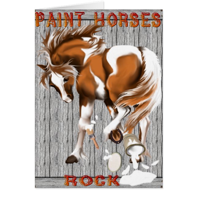 Paint Horses Rock poster (Front)