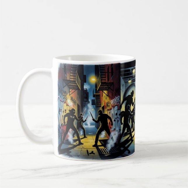 Paint It Black — Joy Fading Into Shadow Mug (Left)