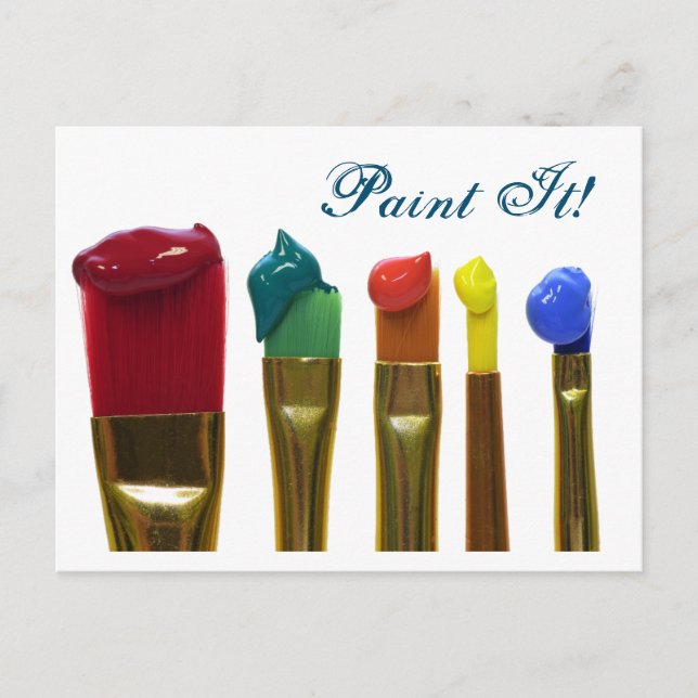 Paint it postcard (Front)