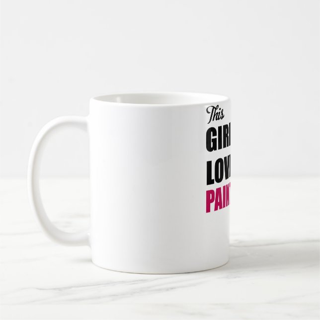 Paint lover   coffee mug (Left)