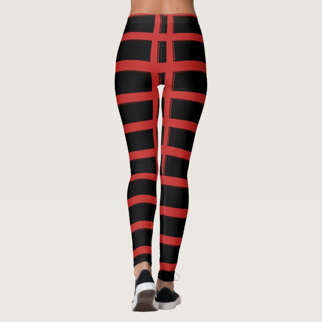 Paint me Stripped Leggings (Back)