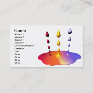 Paint Mix Business Card