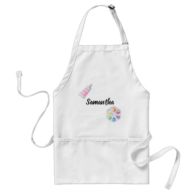 Paint Painter Art Pallet Personalised Standard Apron (Front)