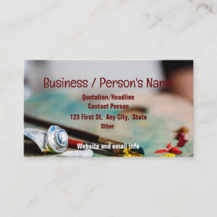 Paint Painter Artist Palette Painting Business Card