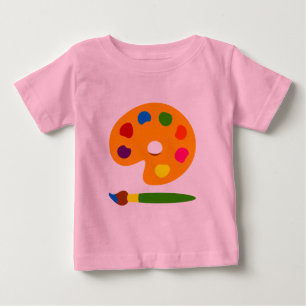 Paint Palette Art Baby T-Shirt