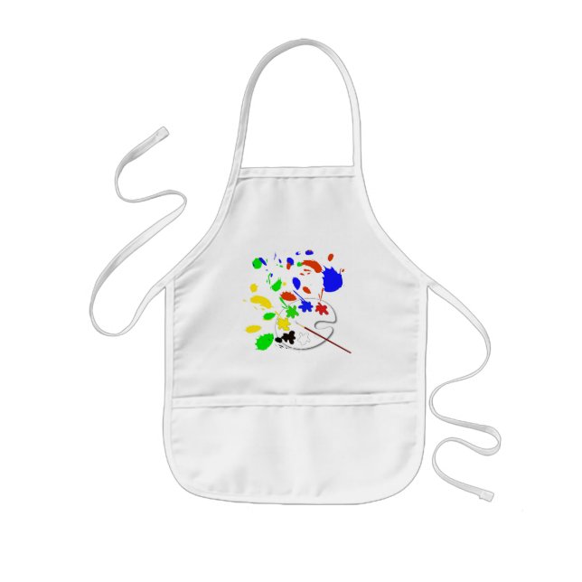 Paint palette kids apron (Front)