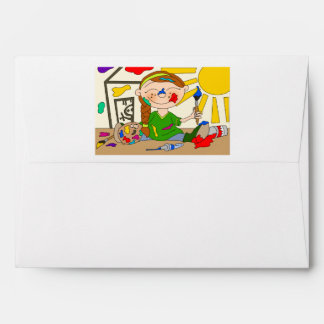 Paint Party Envelopes