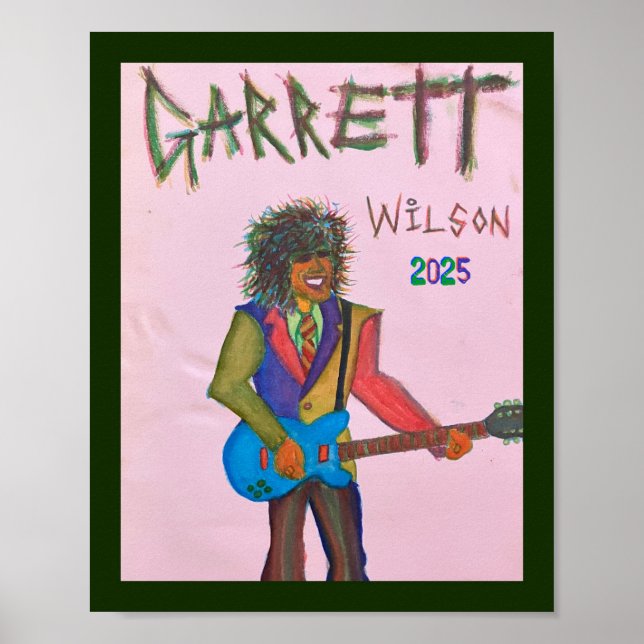 Paint Print Garrett Wilson 2025 Poster (Front)