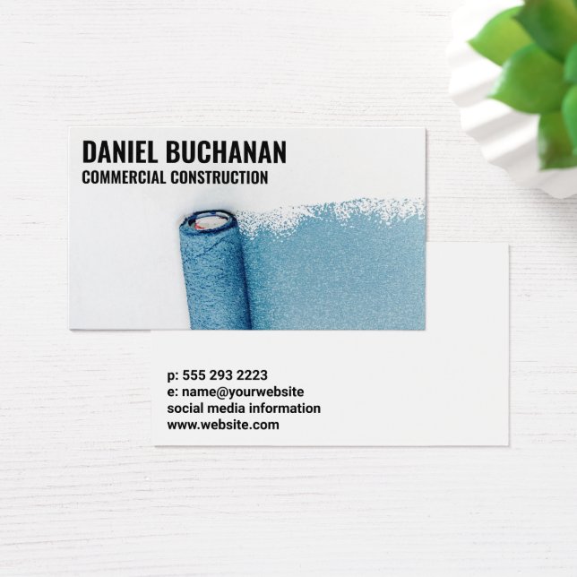 Paint Roller Tool | Painted Wall (Desk)