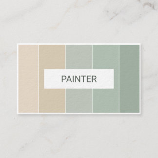 Paint Sample Painter Interior Design Business Card